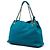 Borsa Tote Soho Chain Gucci Medium in pelle di vitello blu - vista 2