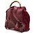Red Gucci Large Suede Bamboo Drawstring Backpack - view 2