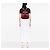 Red Gucci Large Suede Bamboo Drawstring Backpack - view 6