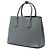 Sac à main double Prada Medium Saffiano Cuir Gris - vue 2