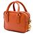 Bolsa Satchel Prada Mini Saffiano Lux Orange Laranja - vista 2