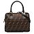 Borsa Satchel Fendi Zucca Canvas marrone