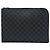 Borsa a pochette Louis Vuitton Damier Graphite Pochette Jour GM nera Nero