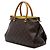 Borsa Satchel Louis Vuitton Monogram Pallas MM Marrone - vista 2