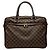 Borsa Business Louis Vuitton Damier Ebene Icare Marrone
