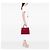 Bolso Satchel Doble Prada Medium de Cuero Saffiano Rojo Roja - vista 6