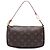 Bolso de hombro Louis Vuitton Monogram Pochette Accessoires Marrón Castaño