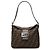 Borsa a tracolla a doppio lembo Fendi Zucca Canvas marrone