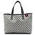 Borsa Tote Gucci Medium GG Supreme Web Loop Beige