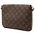 Sac à épaule Louis Vuitton Monogram Musette Tango marron à courte bandoulière - vue 2