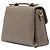 Borsa Satchel Gucci Small Dollar Calf Interlocking G Marrone - vista 2