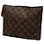 Beauty case Louis Vuitton Monogram marrone 26 Clutch Bag - vista 2