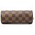 Borsa a mano Louis Vuitton Damier Ebene Papillon Pochette Marrone - vista 3