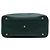 Borsa Satchel Banner Burberry Medium in pelle e House Check verde - vista 3