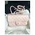 Bolso Chanel Rosa de Piel de Cordero Acolchado Diamante 20 cm Multicolor