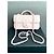 Bolso Chanel Rosa de Piel de Cordero Acolchado Diamante 20 cm Multicolor - vista 2