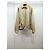Chaqueta Miu Miu Khaki de Algodón con Detalles de Flecos Multicolor