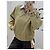 Chaqueta Miu Miu Khaki de Algodón con Detalles de Flecos Multicolor - vista 8