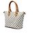 Borsa Louis Vuitton Damier Azur Saleya PM Bianca Bianco - vista 2