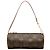 Louis Vuitton Monogram Papillon Pochette Handtasche Braun