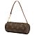 Louis Vuitton Monogram Papillon Pochette Handtasche Braun - Ansicht 2
