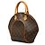Louis Vuitton Monogram Ellipse MM Handtasche Braun - Ansicht 2
