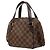 Bolso de mano Louis Vuitton Damier Ebene Belem PM Marrón Castaño - vista 2