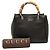 Borsa Mini Bamboo Shopper Gucci in pelle di vitello nera Nero - vista 7