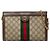 Borsa a Tracolla Gucci Small GG Supreme Web Ophidia con Catena Beige