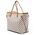 Borsa Tote Louis Vuitton Neverfull GM Damier Azur Bianca Bianco - vista 2