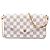 Borsa a tracolla Louis Vuitton Damier Azur Pochette Felicie bianca Bianco