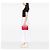 Bolso Vanity Hermès Large Toile Bride A Brac Rosa - vista 6