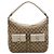 Gucci GG Canvas Abbey D Ring Handtasche Weiß