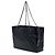 Borsa Tote Chanel Reissue 2.55 in vernice matelassé nera Nero - vista 2