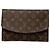 Borsa a pochette Louis Vuitton Monogram Pochette Rabat 23 marrone