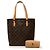 Borsa Tote Louis Vuitton Monogram Vavin GM Marrone - vista 7