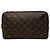 Borsa a Clutch Louis Vuitton Monogram Trousse Toilette 28 Marrone