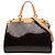 Purple Louis Vuitton Monogram Vernis Brea MM Satchel