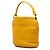 Borsa a secchiello Bottega Veneta Nappa Intrecciato Gialla Giallo - vista 2