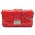 Autre Marque Borsa a tracolla Dior Patent Cannage New Lock Pouch rossa Rosso