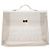 Borsa a mano Hermès Kelly Souvenir De L Exposition in vinile bianco
