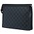 Borsa a pochette Louis Vuitton Damier Graphite Pochette Voyage MM nera Nero - vista 2