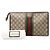 Clutch Gucci GG Supreme Web Ophidia Marrón Castaño - vista 8