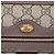 Clutch Gucci GG Supreme Web Ophidia Beige - vista 5