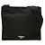 Borsa a tracolla Prada Tessuto nera con zip Nero