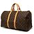 Borsa da viaggio Louis Vuitton Monogram Keepall 50 Marrone - vista 2