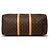Borsa da viaggio Louis Vuitton Monogram Keepall 50 Marrone - vista 3