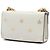 Borsa a tracolla Gucci Small Leather Bee Star Padlock bianca Bianco - vista 2
