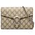 Borsa a tracolla Gucci GG Supreme Dionysus Wallet on Chain Beige