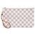 Pouch Louis Vuitton Damier Azur Neverfull MM bianca Bianco